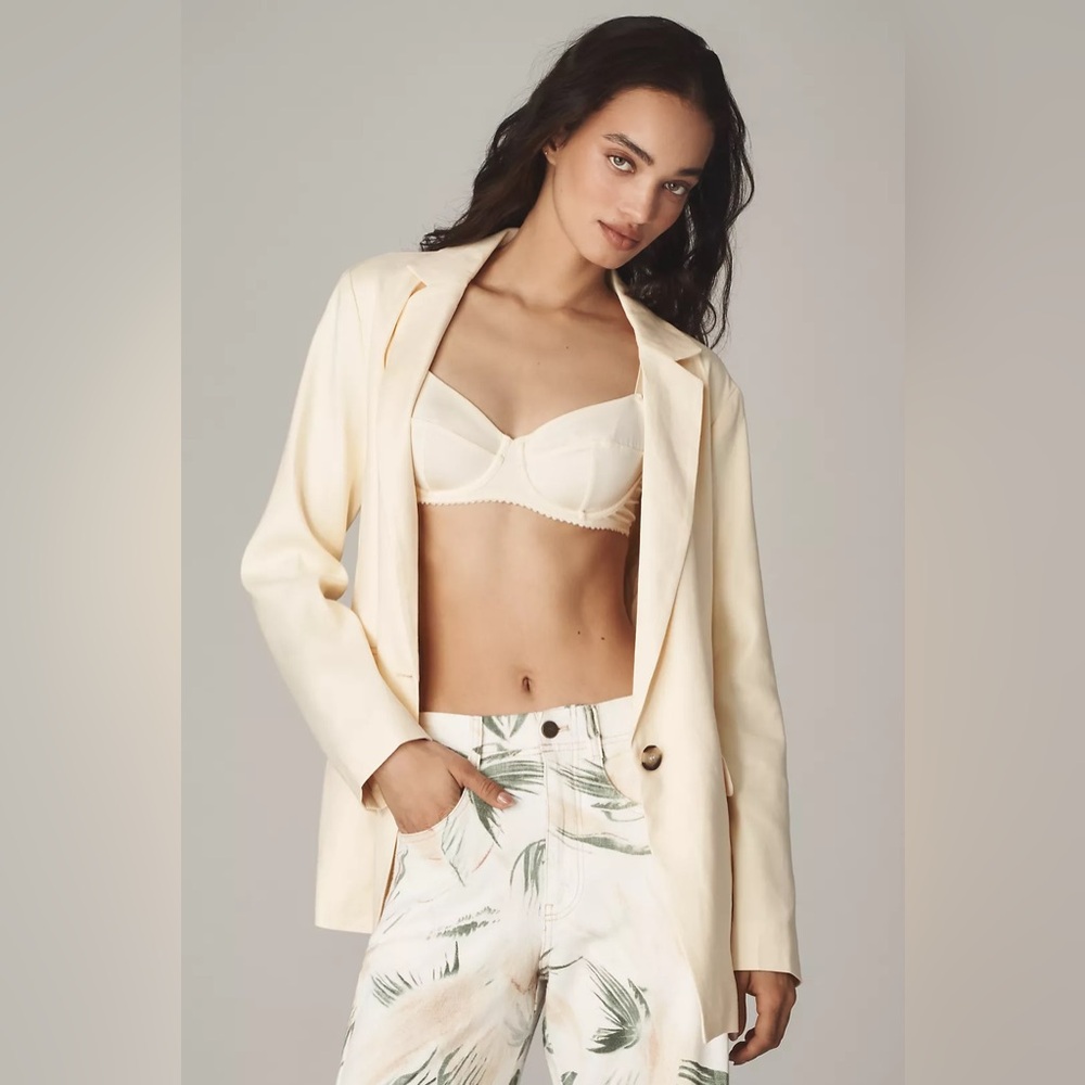 Anthropologie Tessie Blazer by Maeve: Linen Edition - Picture 2 of 12